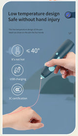 DS BS 3D Pen Printing Set For Kid 56M Filament Refill-Blue