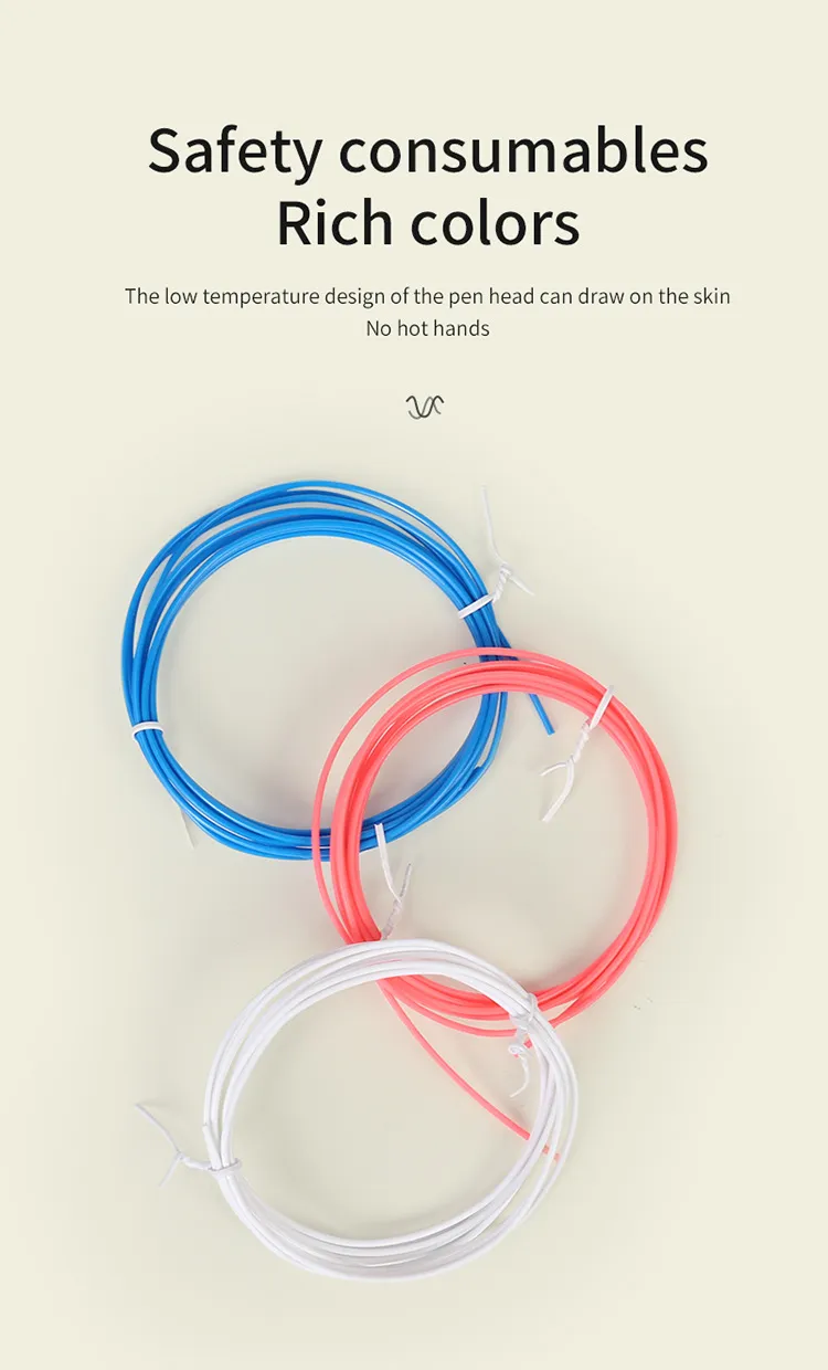 DS BS 3D Pen Printing Set For Kid 56M Filament Refill-Blue