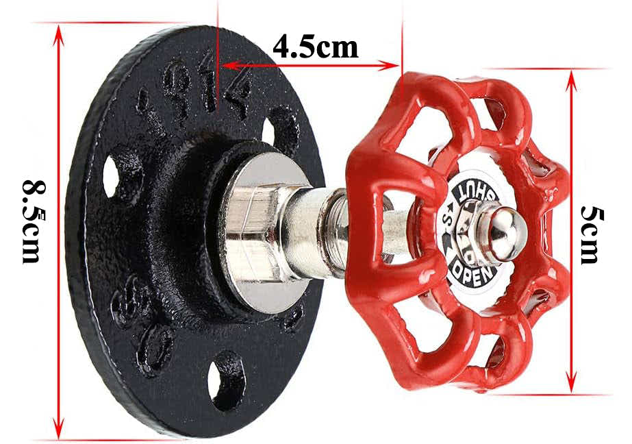 DS BS 3 Pcs Industrial Pipe Coat Hook Racks