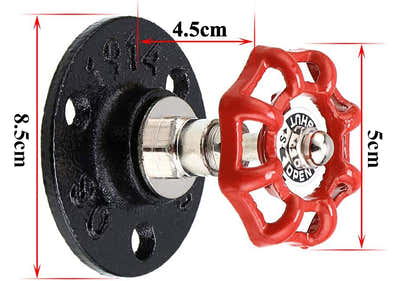 DS BS 3 Pcs Industrial Pipe Coat Hook Racks