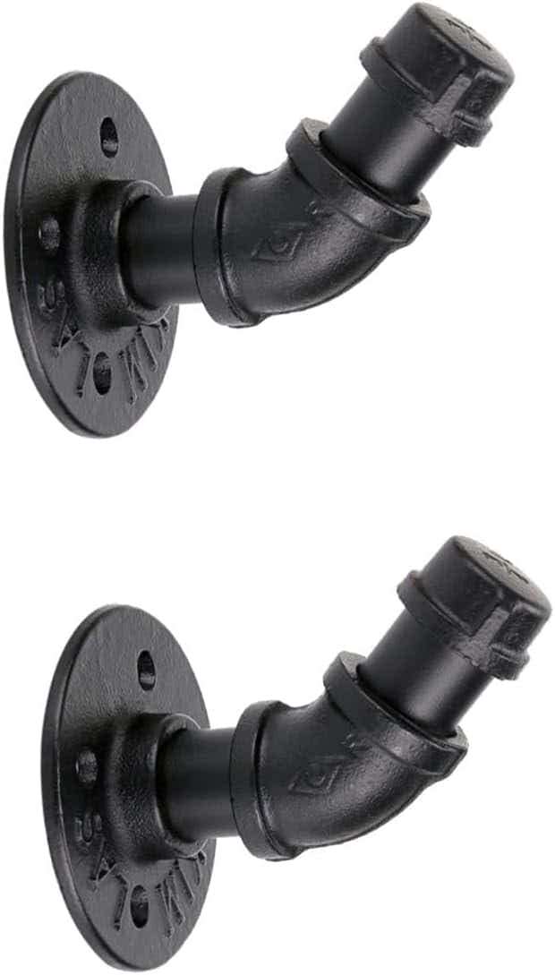 DS BS 2 Pack Industrial Pipe Wall Punch Hook