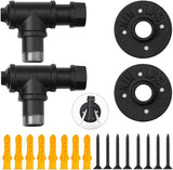 DS BS 2 Pack Vintage Bathroom Robe and Towel Wall Hooks