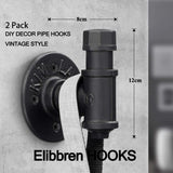 DS BS 2 Pack Vintage Bathroom Robe and Towel Wall Hooks