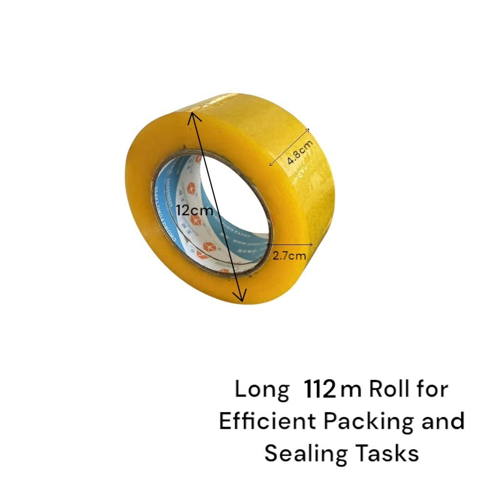 DS BS Packing Sealing Tape 112m Roll 6 Pack