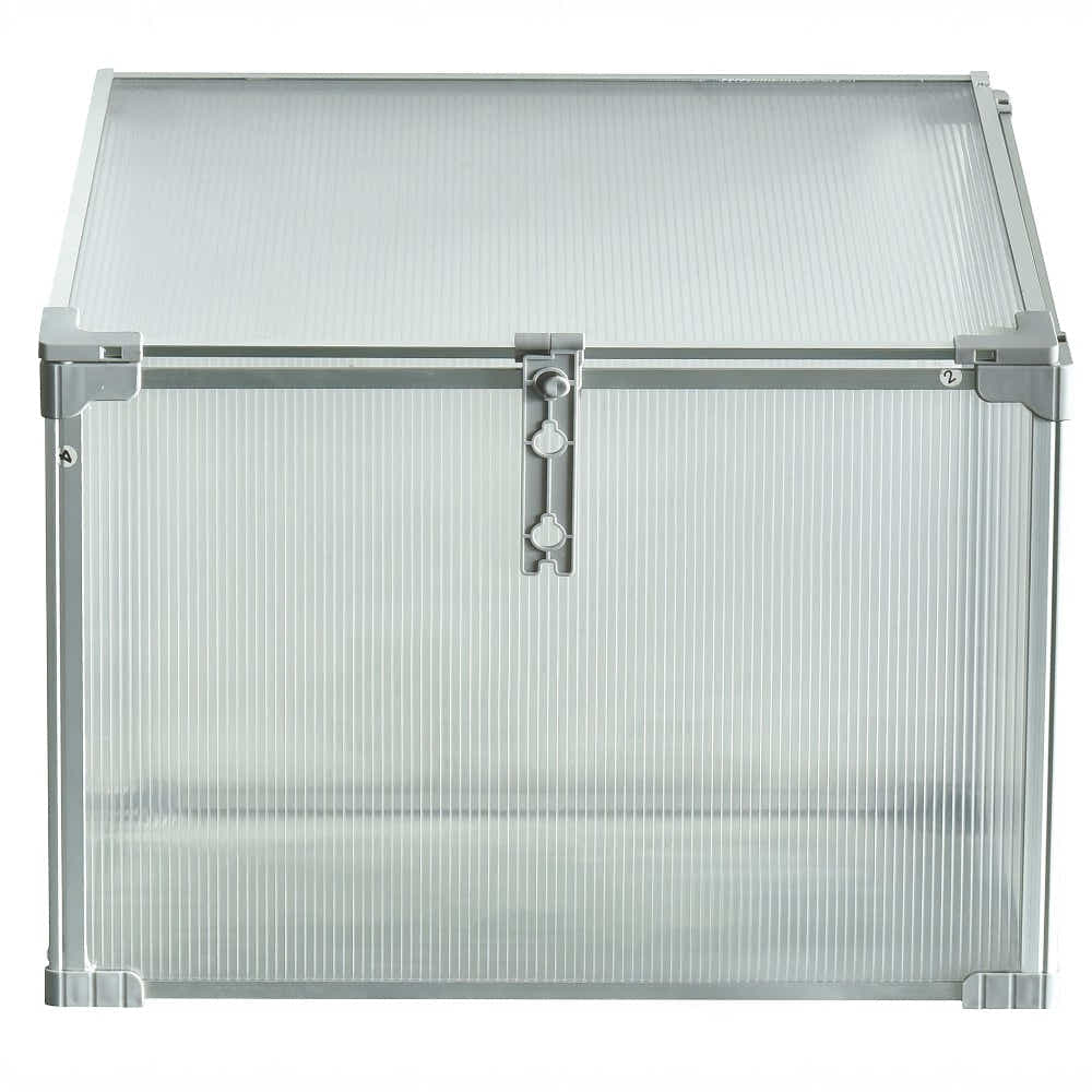 DS BS Mini Aluminum Frame Greenhouse with Roof Vent L60xW51xH51cm