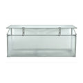 DS BS Mini Aluminum Frame Greenhouse with Roof Vent L120xW51xH51cm