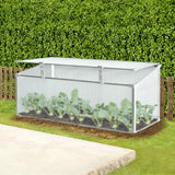 DS BS Mini Aluminum Frame Greenhouse with Roof Vent L120xW51xH51cm