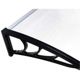 DS BS Door Awning Canopy 100x120cm – Outdoor Front Door Window Rain Shelter