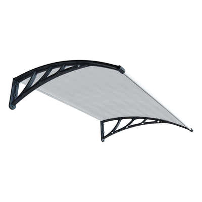 DS BS Door Awning Canopy 100x120cm – Outdoor Front Door Window Rain Shelter