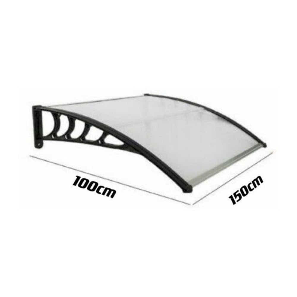 DS BS Door Awning Canopy 100x150cm – Outdoor Front Door Window Rain Shelter