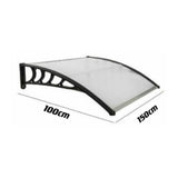 DS BS Door Awning Canopy 100x150cm – Outdoor Front Door Window Rain Shelter