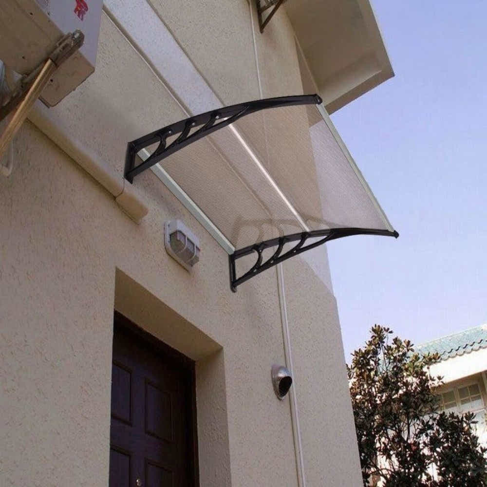 DS BS Door Awning Canopy 100x150cm – Outdoor Front Door Window Rain Shelter