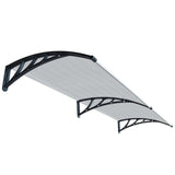 DS BS Door Awning Canopy 100x200cm – Outdoor Front Door Window Rain Shelter