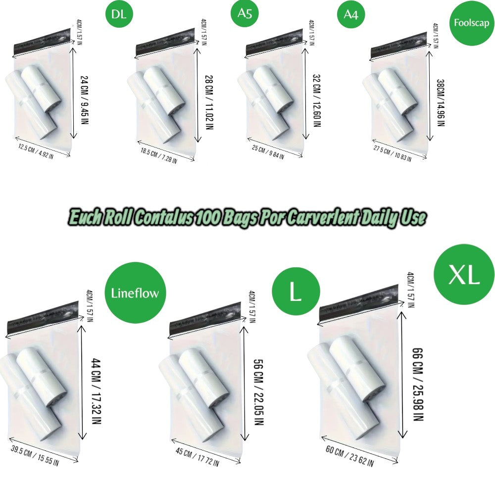 DS BS 100pcs L Courier Bags 45×56CM
