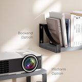 DS BS Floating Shelves Wall Mounted Set of 3-Grey