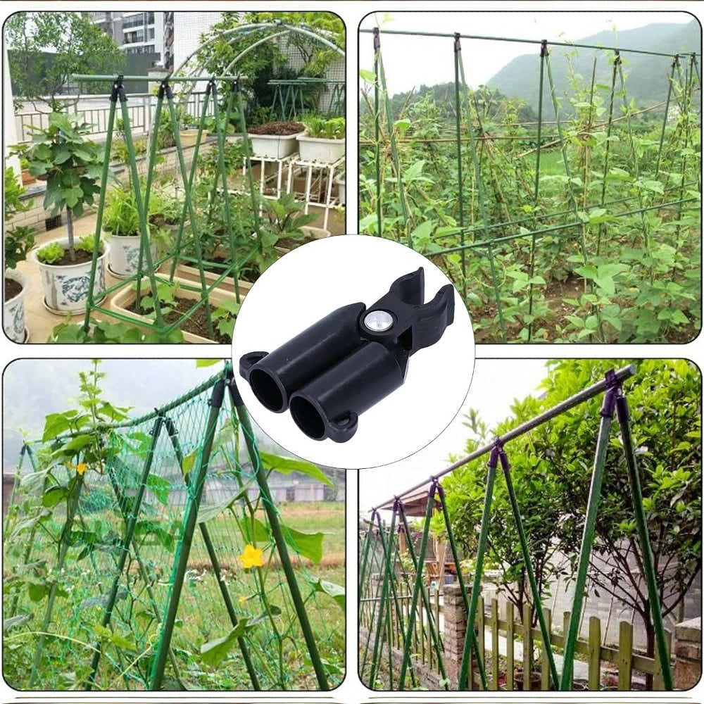 DS BS 15Pcs 16MM Garden Stakes Connector Clip B-Type