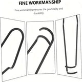 DS BS 50pcs 16mm Steel Wire Garden Stakes Plant Support Clips