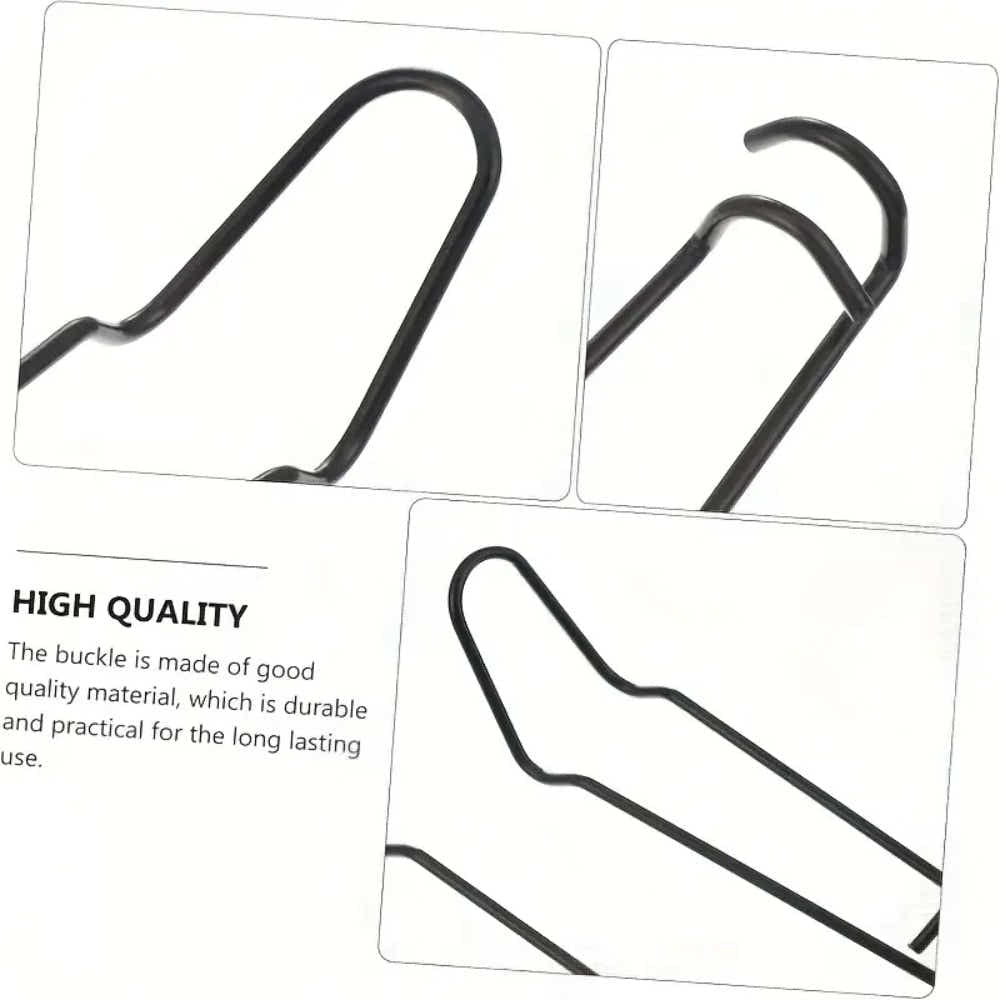DS BS 50pcs 16mm Steel Wire Garden Stakes Plant Support Clips
