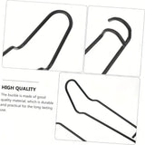 DS BS 50pcs 16mm Steel Wire Garden Stakes Plant Support Clips