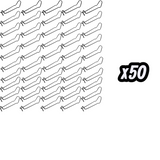 DS BS 50pcs 16mm Steel Wire Garden Stakes Plant Support Clips