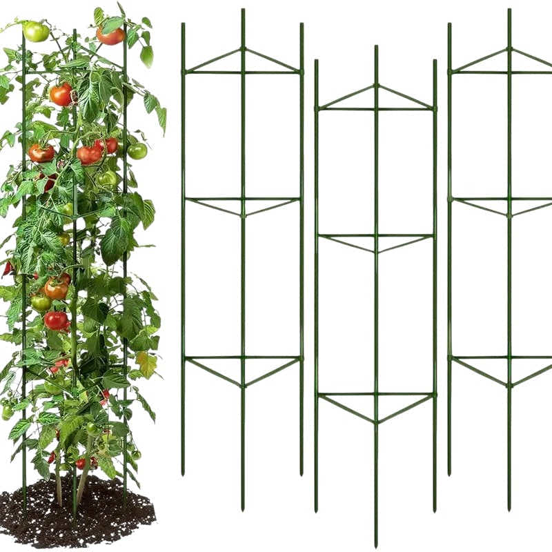 DS BS 3Pack 16MM Garden Tomato Cage Garden Plant Stakes