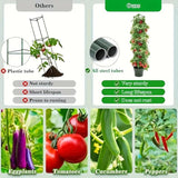 DS BS 3Pack 16MM Garden Tomato Cage Garden Plant Stakes