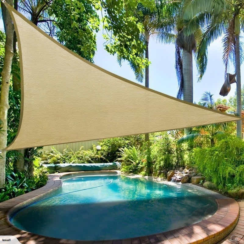 DS BS 3.6 X 3.6 X 3.6M Triangle Sun Shade Sail-Sand