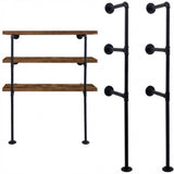 DS BS 3 Tier DIY Industrial Pipe Shelf 60CM