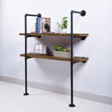 DS BS 3 Tier DIY Industrial Pipe Shelf 60CM
