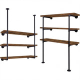 DS BS 3 Tier DIY Industrial Pipe Shelf 60CM