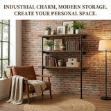DS BS 3 Tier DIY Industrial Pipe Shelf 100CM