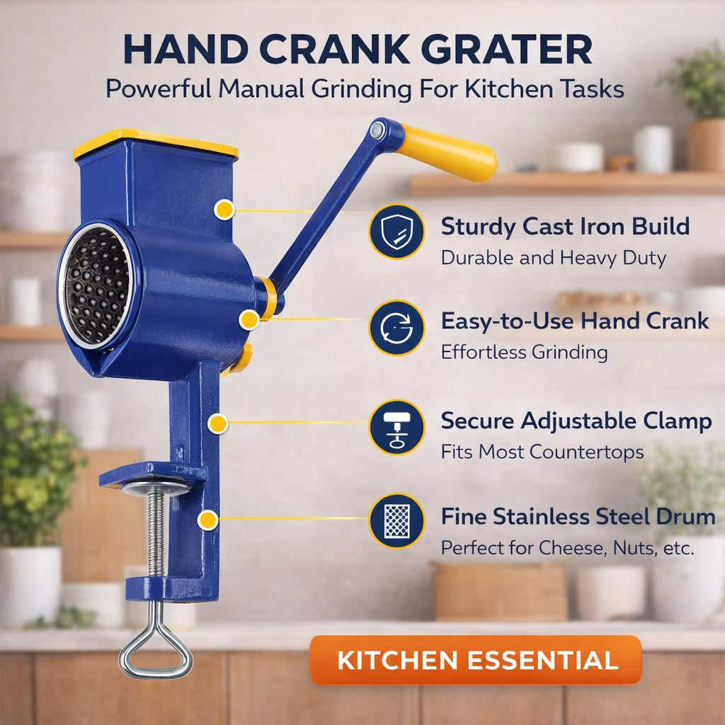 DS BS Manual Hand Spice & Coffee Grinder | Blue