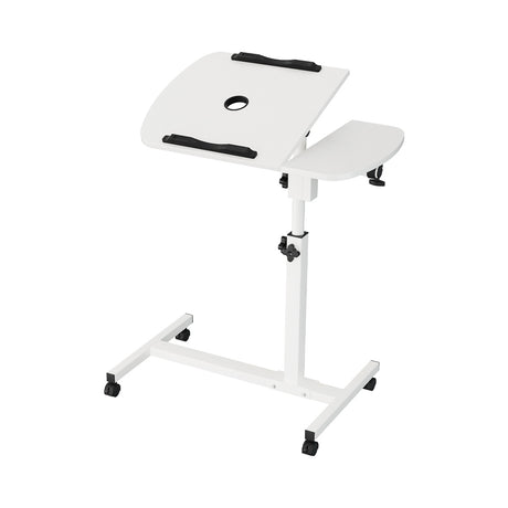DS NA Artiss Laptop Desk Table Fan Cooling White 60CM