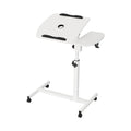DS NA Artiss Laptop Desk Table Fan Cooling White 60CM