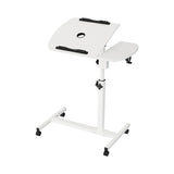 DS NA Artiss Laptop Desk Table Fan Cooling White 60CM