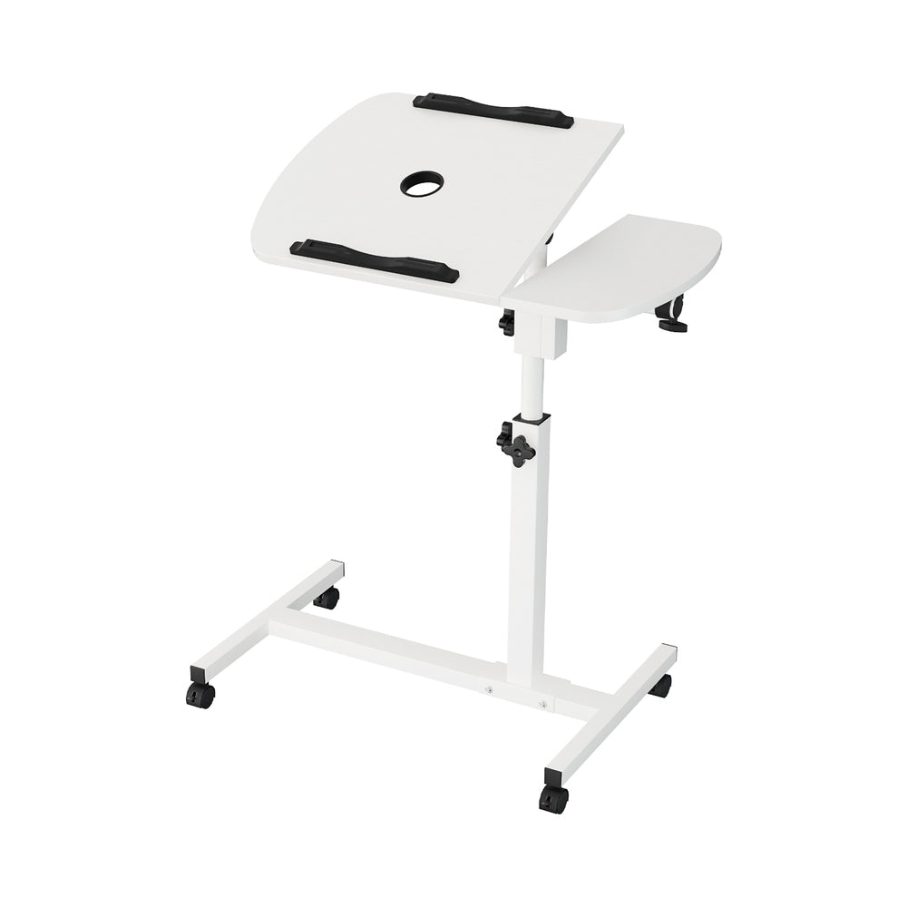 DS NA Artiss Laptop Desk Table Fan Cooling White 60CM