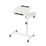 DS NA Artiss Laptop Desk Table Fan Cooling White 60CM 360 rotating