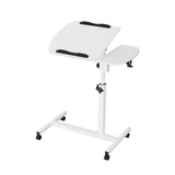 DS NA Artiss Laptop Desk Table Fan Cooling White 60CM 360 rotating