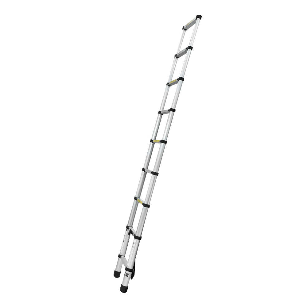Giantz 2.6M Telescopic Ladder Aluminium Extension Extendable Steps