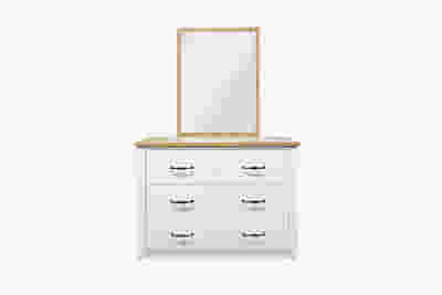Adelle 4-Drawer Chest with Mirror