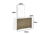 Brooklyn Dresser With Brooklyn Mirror 1.2m
