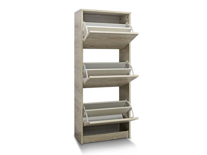 Enkel 3-Drawer Shoe Rack - Oak