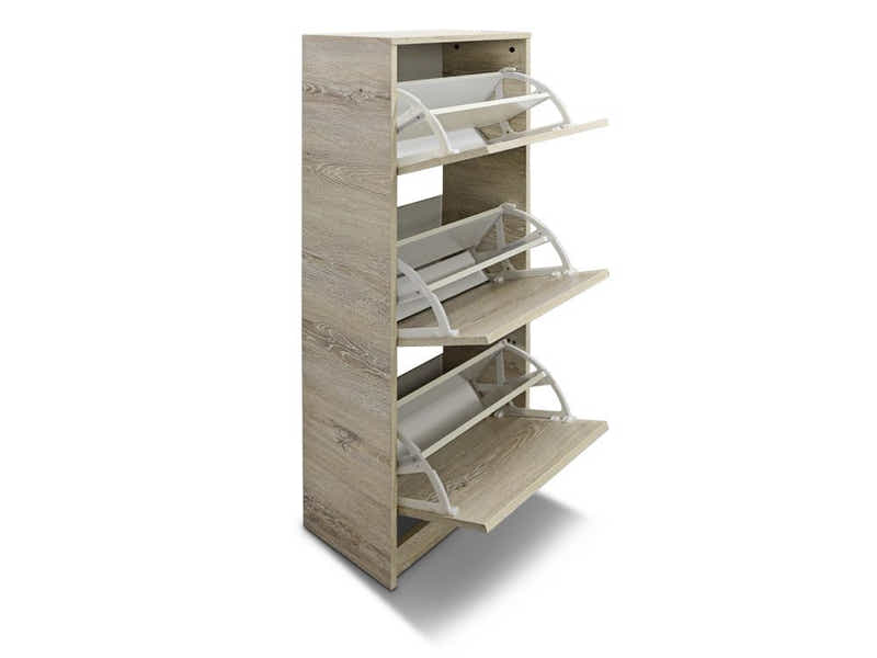 Enkel 3-Drawer Shoe Rack - Oak
