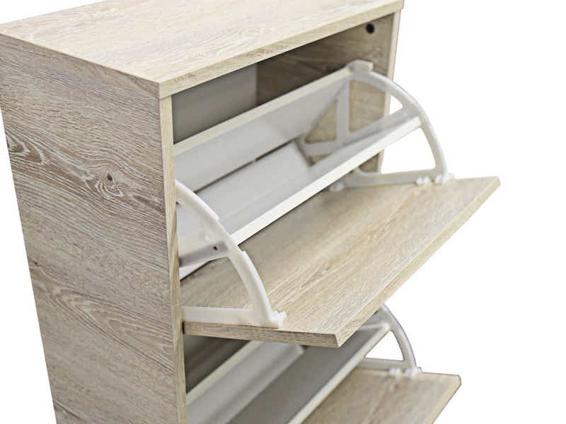 Enkel 3-Drawer Shoe Rack - Oak