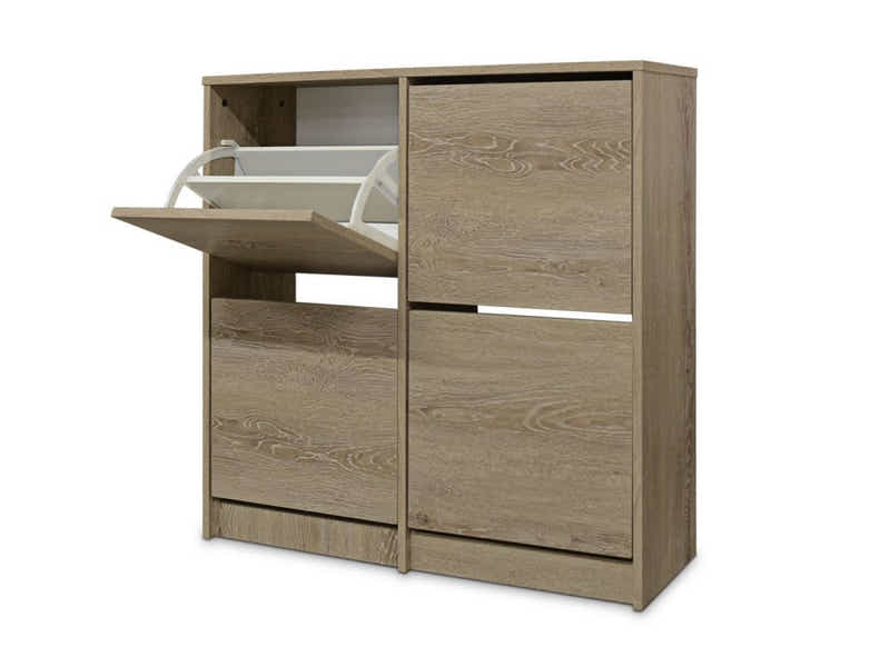 Enkel 4-Drawer Shoe Rack - Oak