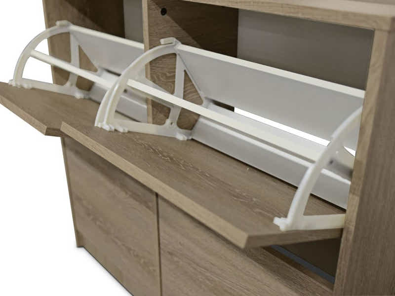 Enkel 4-Drawer Shoe Rack - Oak