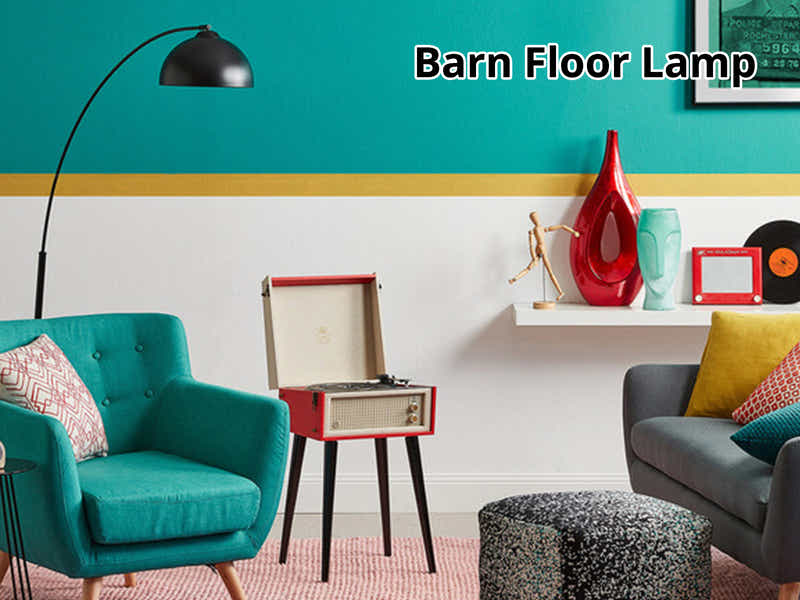 Barn Floor Lamp Black