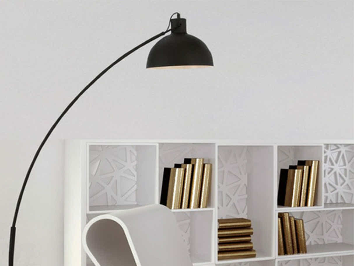Barn Floor Lamp Black