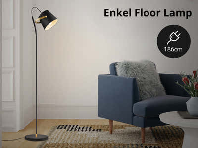 Enkel Floor Lamp - Black