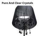 DS Svart Crystal Floor Lamp